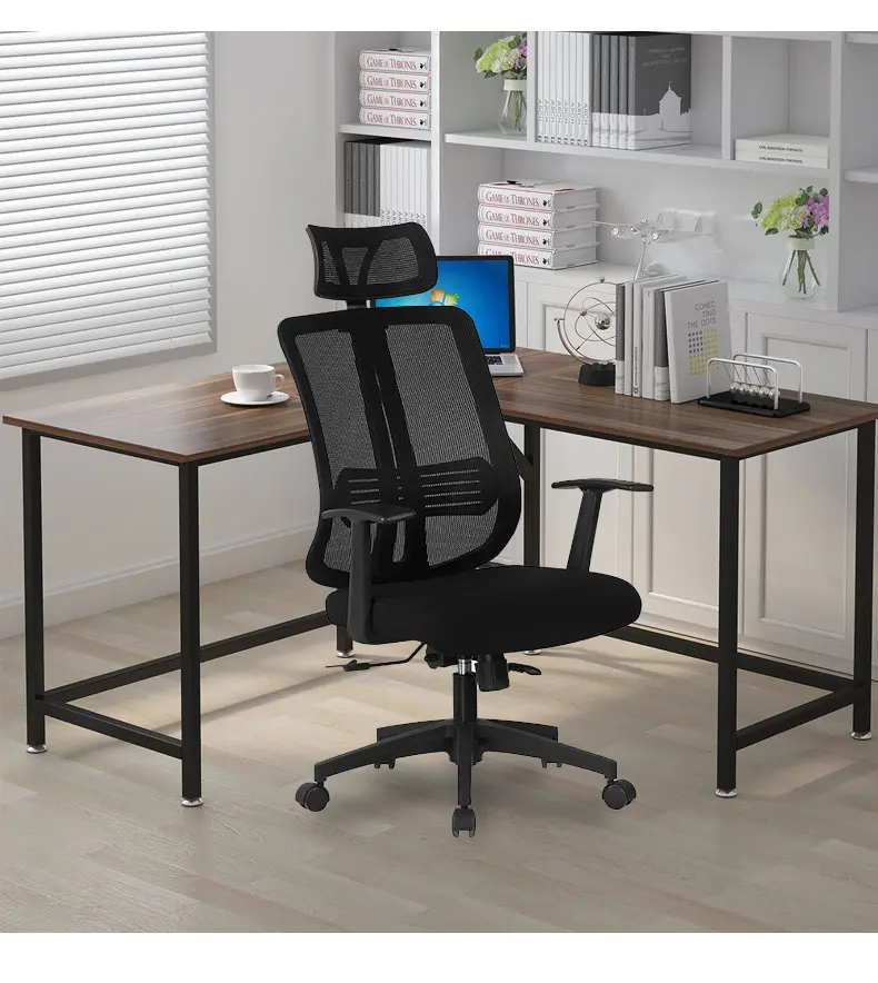 Chaise Bureau SCB18B Noir 5.webp