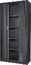 KYOTO - Armoire Haute 200x90x45CM Gris Anthracite sophia 4.webp