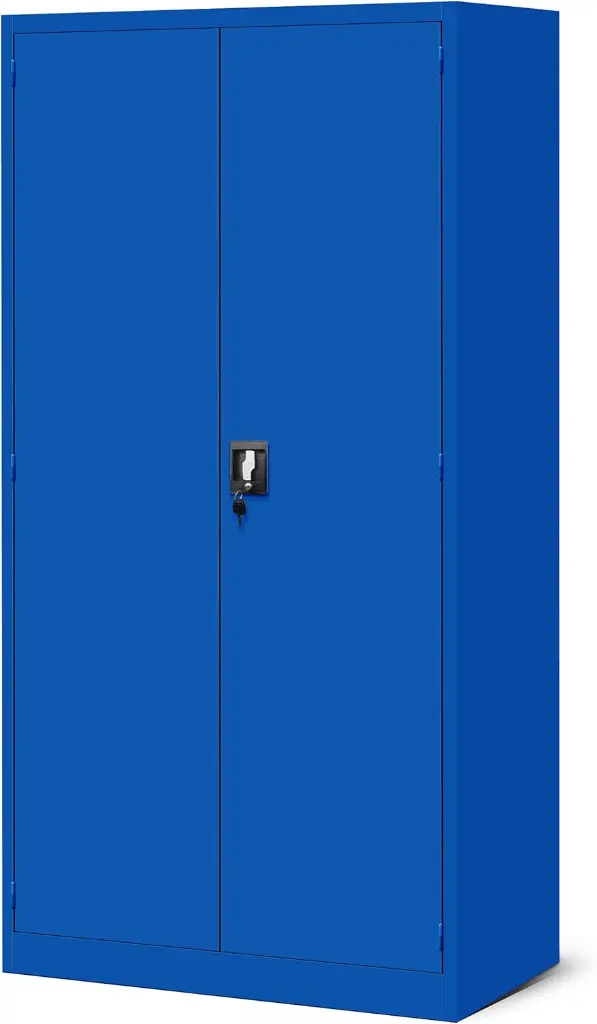 Armoire Atelier 180 x 50 x 100CM Bleu  SOPHIA 8.webp
