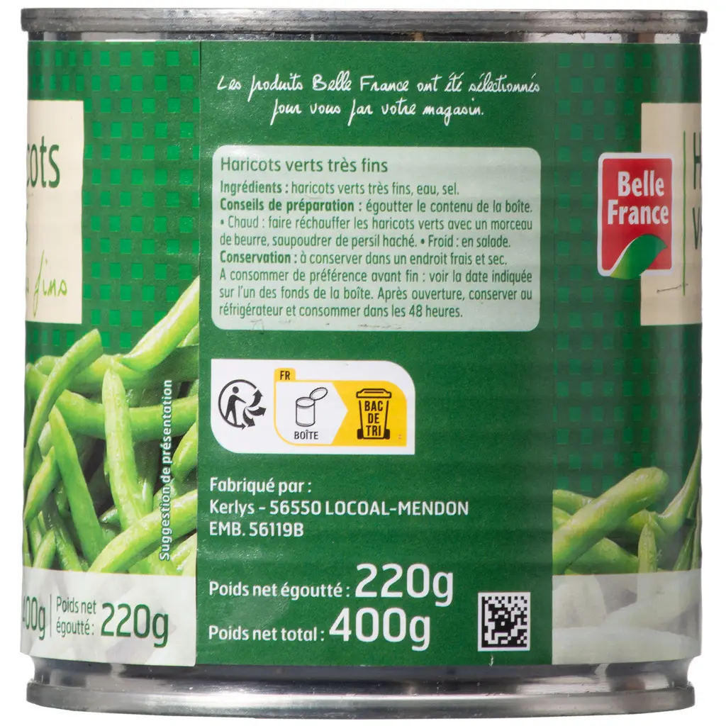 BELLE FRANCE - Haricots Verts Très Fins 2.webp