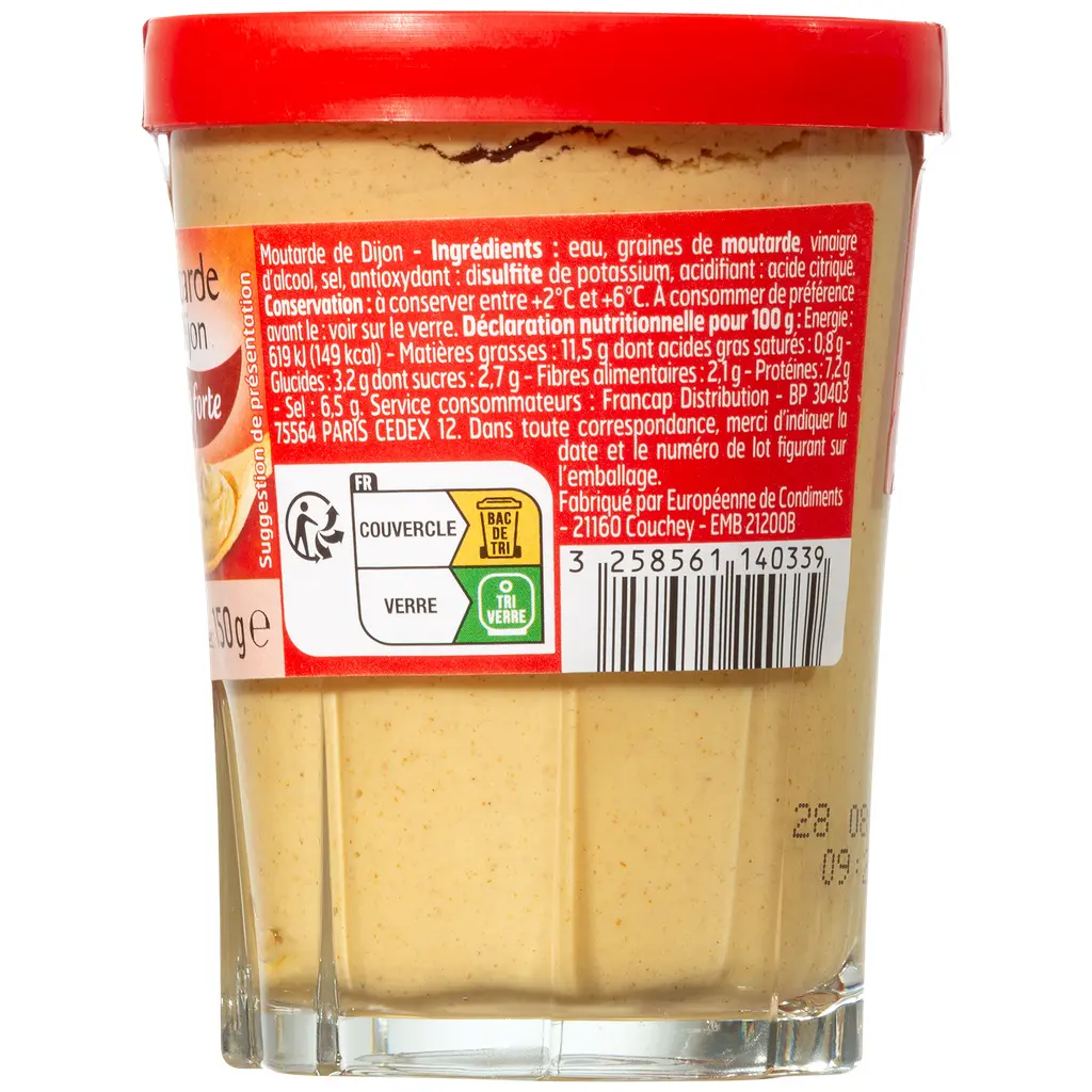 BELLE FRANCE - Moutarde De Dijon En Pot De 150 G 2.webp