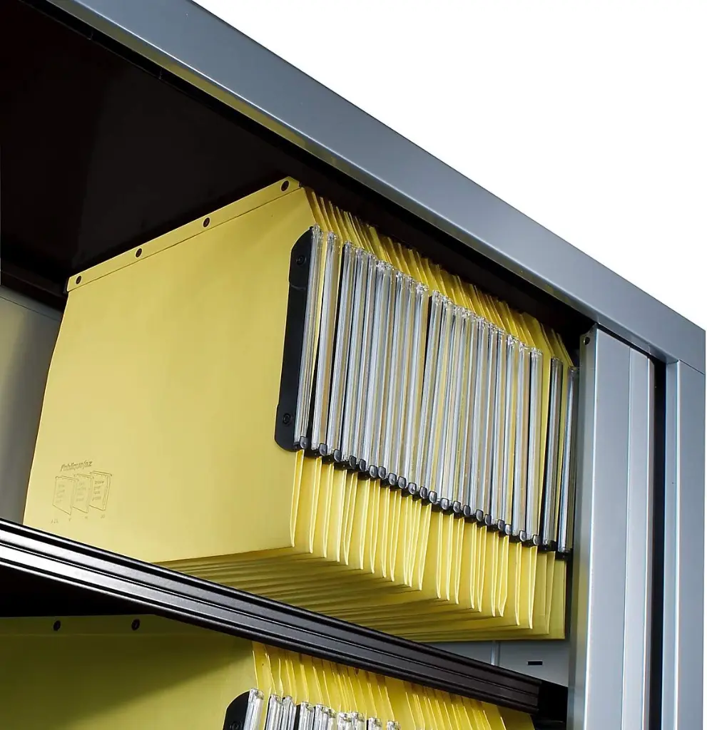 KYOTO - Armoire Métallique à Rideaux 180 x 90 x 40cm Blanc 5.webp