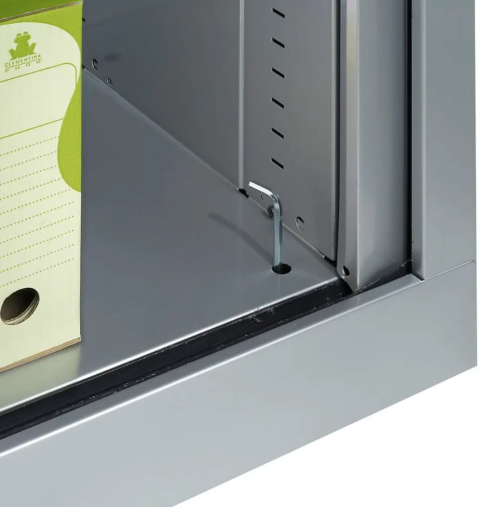 KYOTO - Armoire Métallique à Rideaux 180 x 90 x 40cm Blanc 4.webp