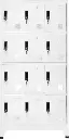 Casier Métallique 12 Portes Démontable 1850 x 900 x 400mm Blanc 2.webp