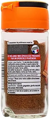 DUCROS - Quatre Épices Moulues 37G - Lot De 4 3.webp