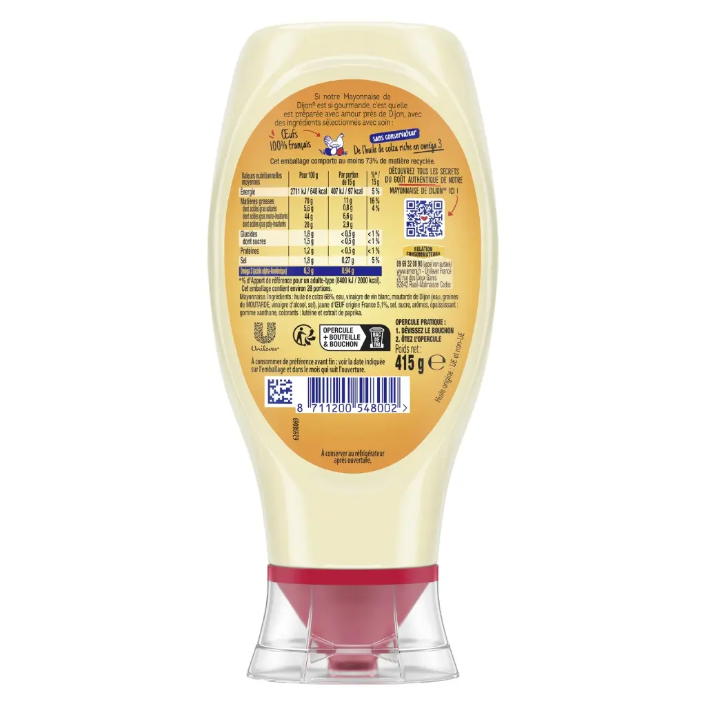AMORA - Mayonnaise de Dijon 415 G 2.webp