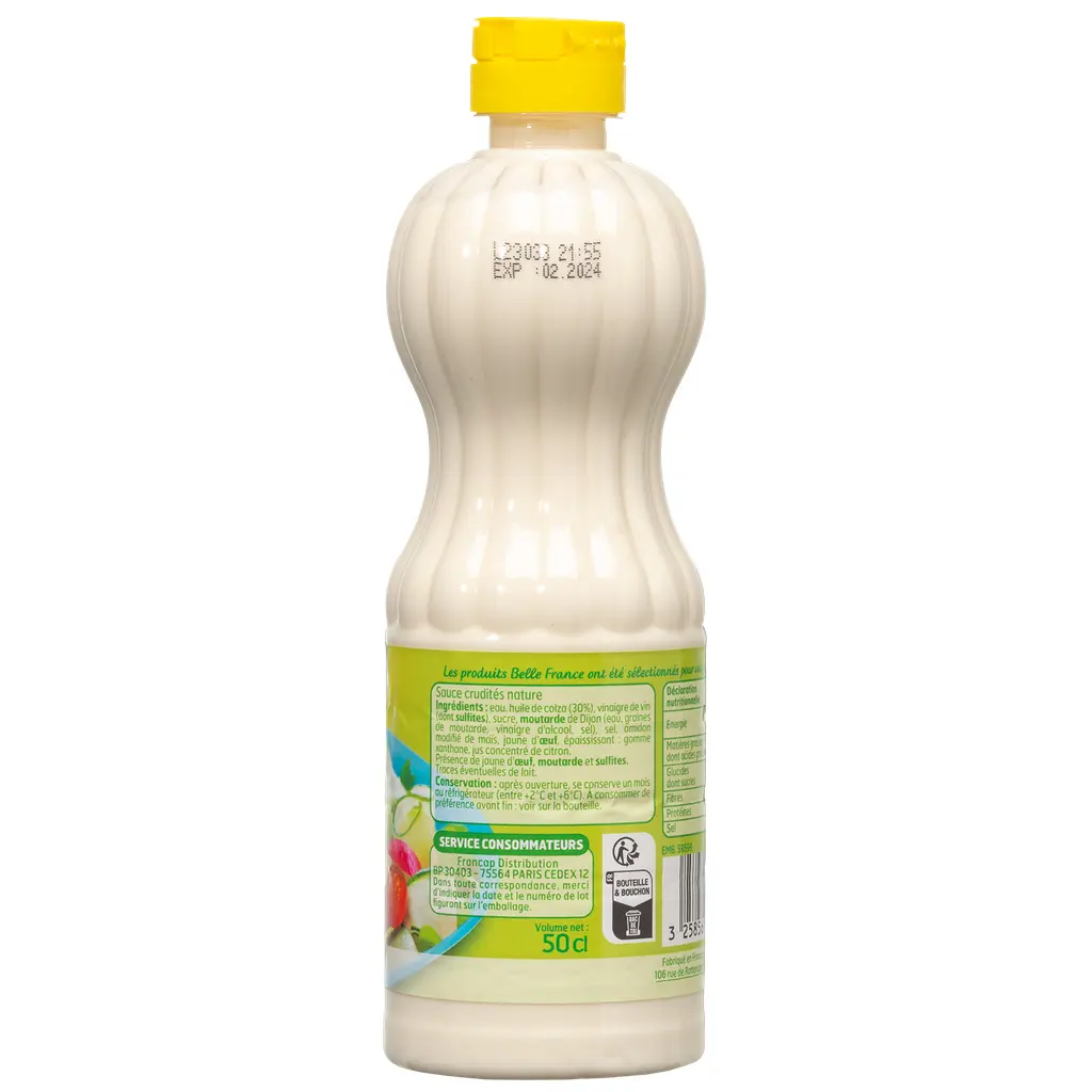 BELLE FRANCE - Sauce Crudités Naturelles 500 G 2.webp
