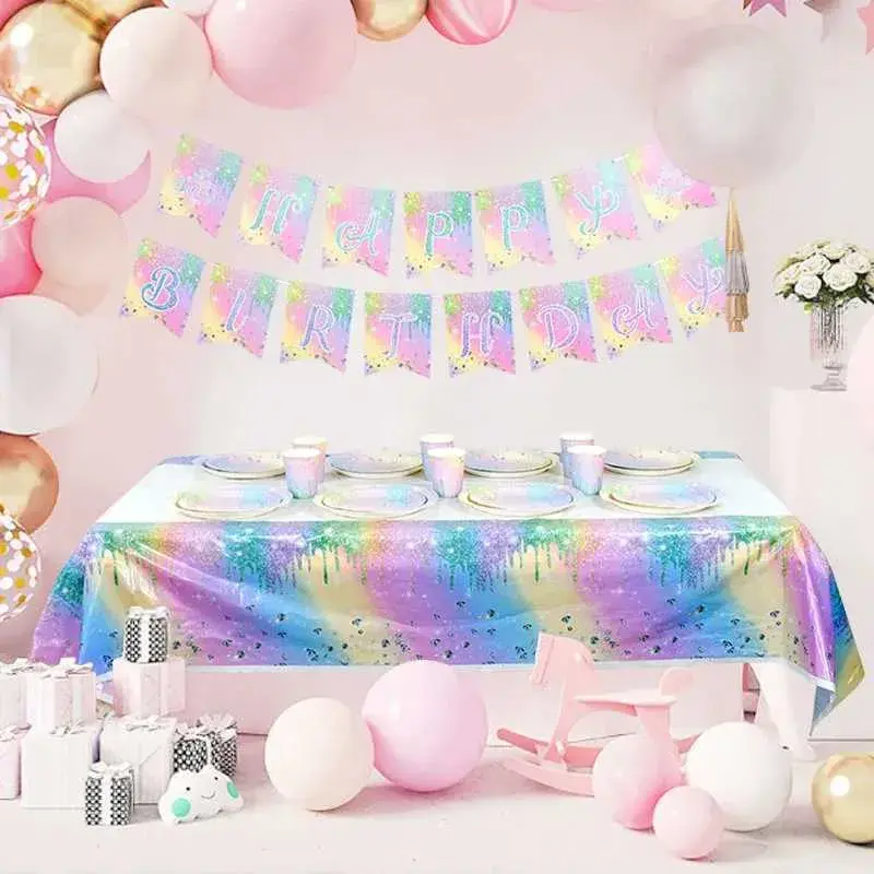 Ensemble de Décorations de  confettis et guirlande de diamants 5.webp