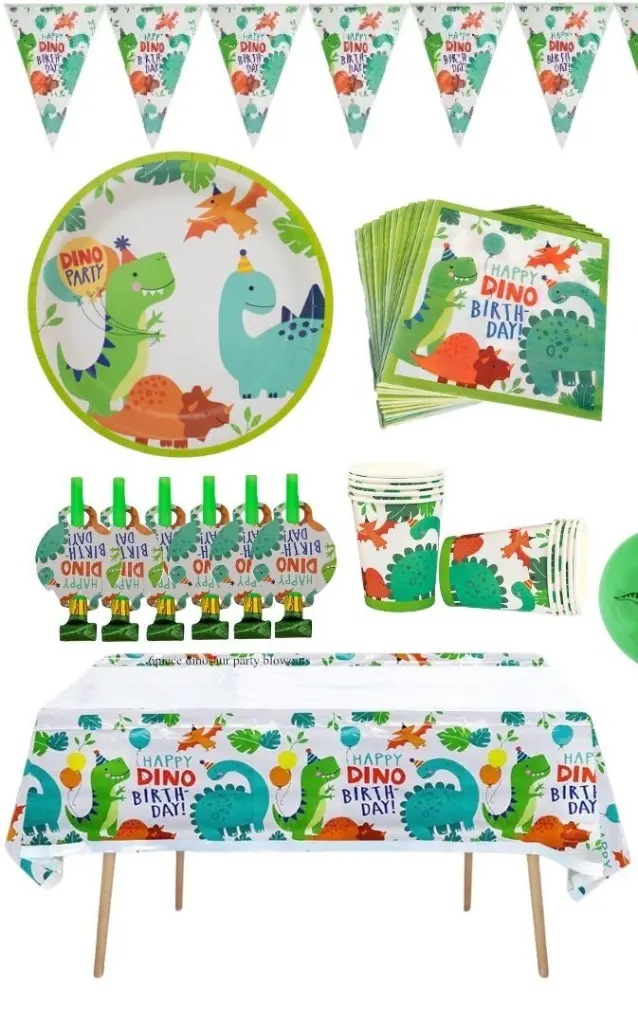 Ensemble de Décorations de fêted'anniversaire dinosaure 1.webp