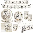 Ensemble de Décorations de fête d'anniversaire sur le thème de Harry Potter, pour enfants et adultes 2.webp