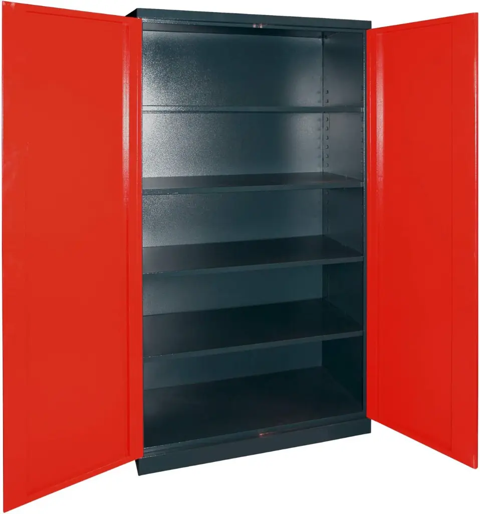 Armoire à outils métallique à 2 portes - 110 × 58 × 192 CM SOPHIA MAYOTTE 1.webp