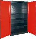 Armoire à outils métallique à 2 portes - 110 × 58 × 192 CM SOPHIA MAYOTTE 1.webp