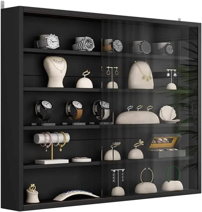 Vitrine murale pour objets de collection sophia mayotte 4.webp