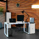 Bureau droit MT1 Elégance Blanc Sophia mayotte 2.webp
