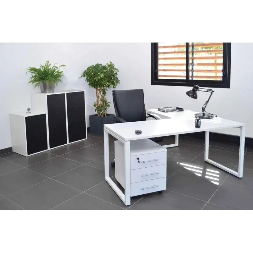 Bureau droit MT1 Elégance Blanc Sophia mayotte 3.webp