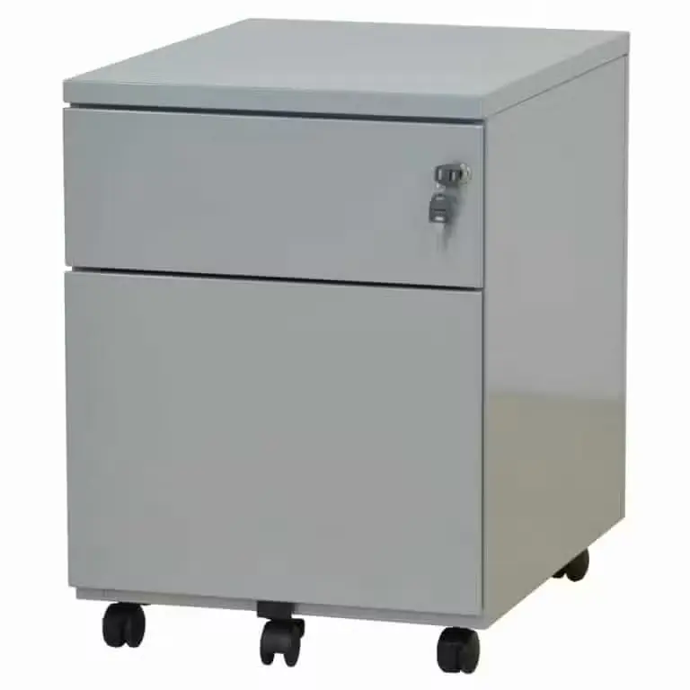 Caisson mobile Pro – 2 tiroirs dont 1 pour dossiers suspendus SOPHIA MAYOTTE.webp