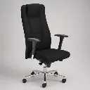 Fauteuil de direction Invitus en cuir avec accoudoirs 3D.webp