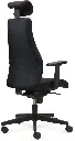 Fauteuil de bureau ergonomique Viden avec têtière et accoudoirs 3D Noir Sophia Mayotte 02.webp
