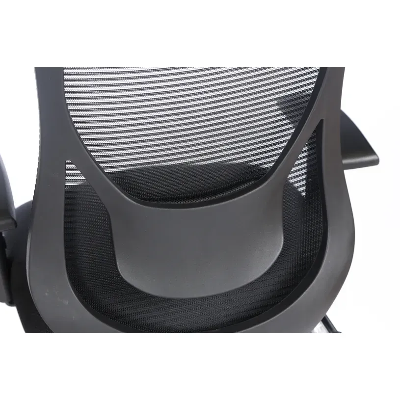 Fauteuil de bureau ergonomique Prorelax avec repose-jambes noir sophia mayotte 03.webp