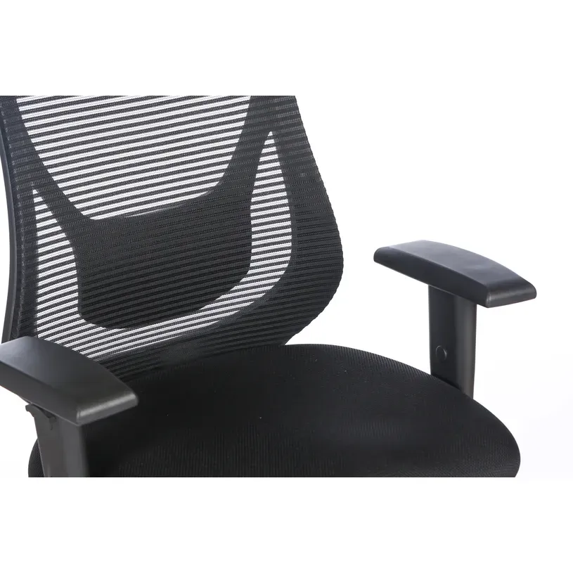 Fauteuil de bureau ergonomique Prorelax avec repose-jambes noir sophia mayotte 04.webp