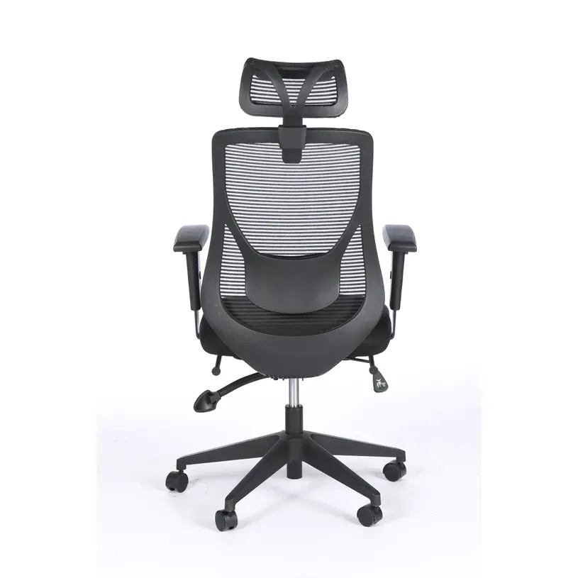 Fauteuil de bureau ergonomique Prorelax avec repose-jambes noir sophia mayotte 08.webp