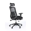Fauteuil de bureau ergonomique Prorelax avec repose-jambes noir sophia mayotte 07.webp
