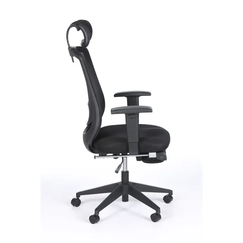 Fauteuil de bureau ergonomique Prorelax avec repose-jambes noir sophia mayotte 09.webp