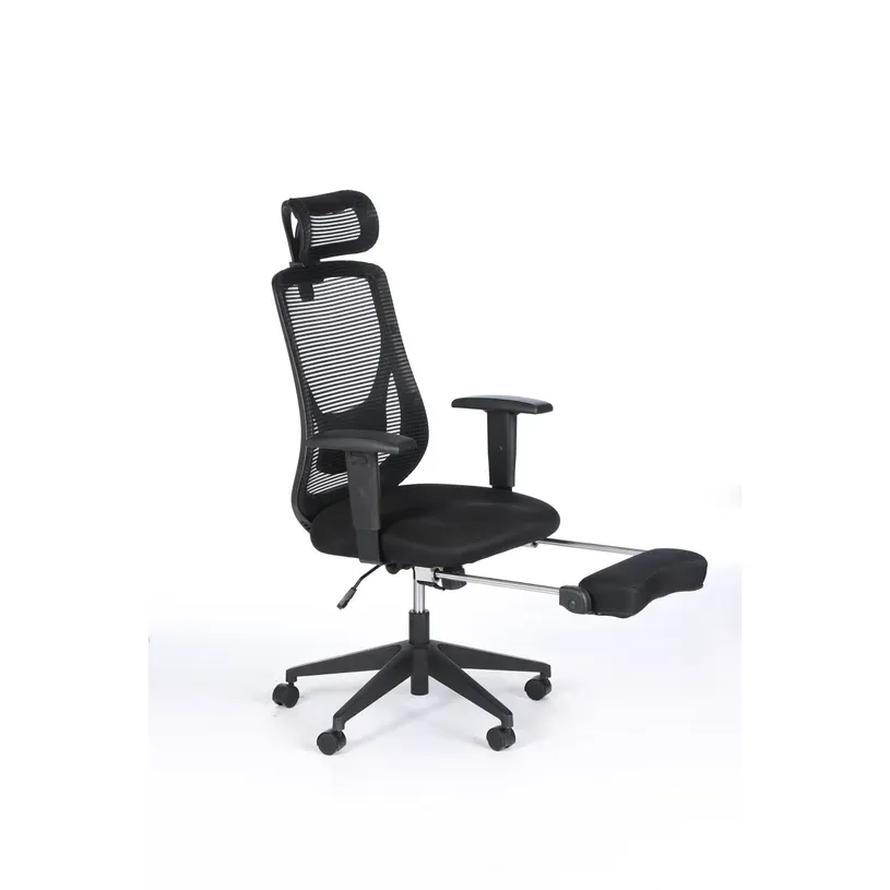 Fauteuil de bureau ergonomique Prorelax avec repose-jambes noir sophia mayotte 10.webp