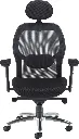 Siège de bureau ergonomique Tempo avec appui-tête sophia mayotte 02.webp