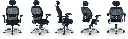 Siège de bureau ergonomique Tempo avec appui-tête sophia mayotte 06.webp