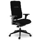 Siège de bureau ergonomique Ergos avec accoudoirs 3D Noir sophia mayotte 02.webp