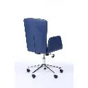 Fauteuil de bureau Windsor en simili cuir bleu sophia mayotte 02.webp