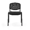 Chaise de réunion Iso Mesh empilable noir sophia mayotte 03.webp