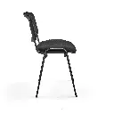 Chaise de réunion Iso Mesh empilable noir sophia mayotte 02.webp
