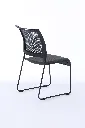 Chaise Dacada empilable - dossier en résille noir sophia mayotte 03.webp