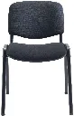 Chaise de conférence empilable en tissu NOIR sophia mayotte 05.webp