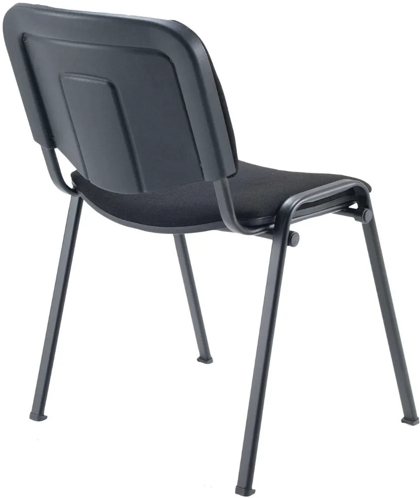 Chaise de conférence empilable en tissu NOIR sophia mayotte 03.webp