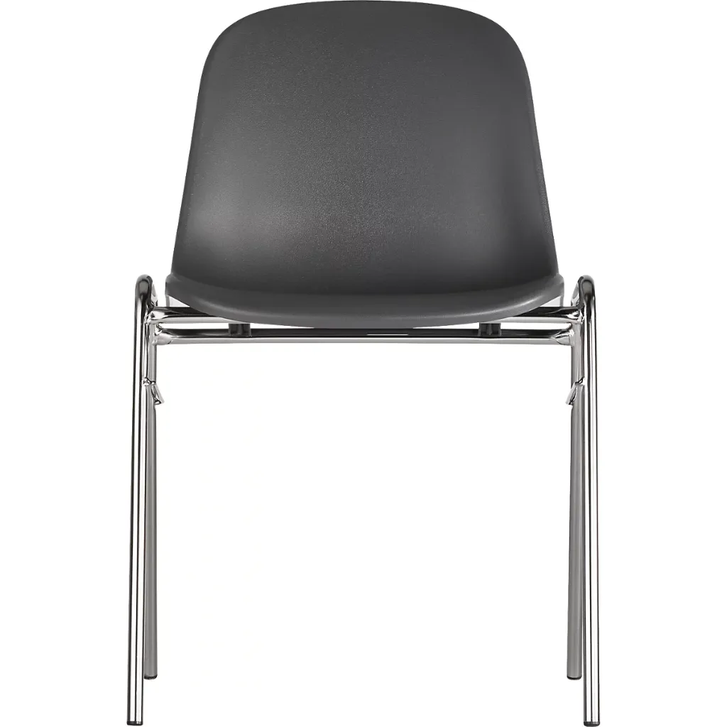 Chaise coque Beta empilable noir sophia mayotte 05.webp