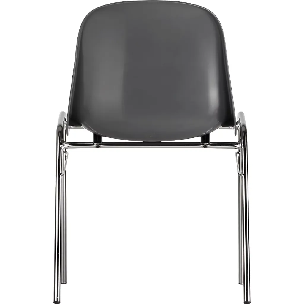 Chaise coque Beta empilable noir sophia mayotte 08.webp