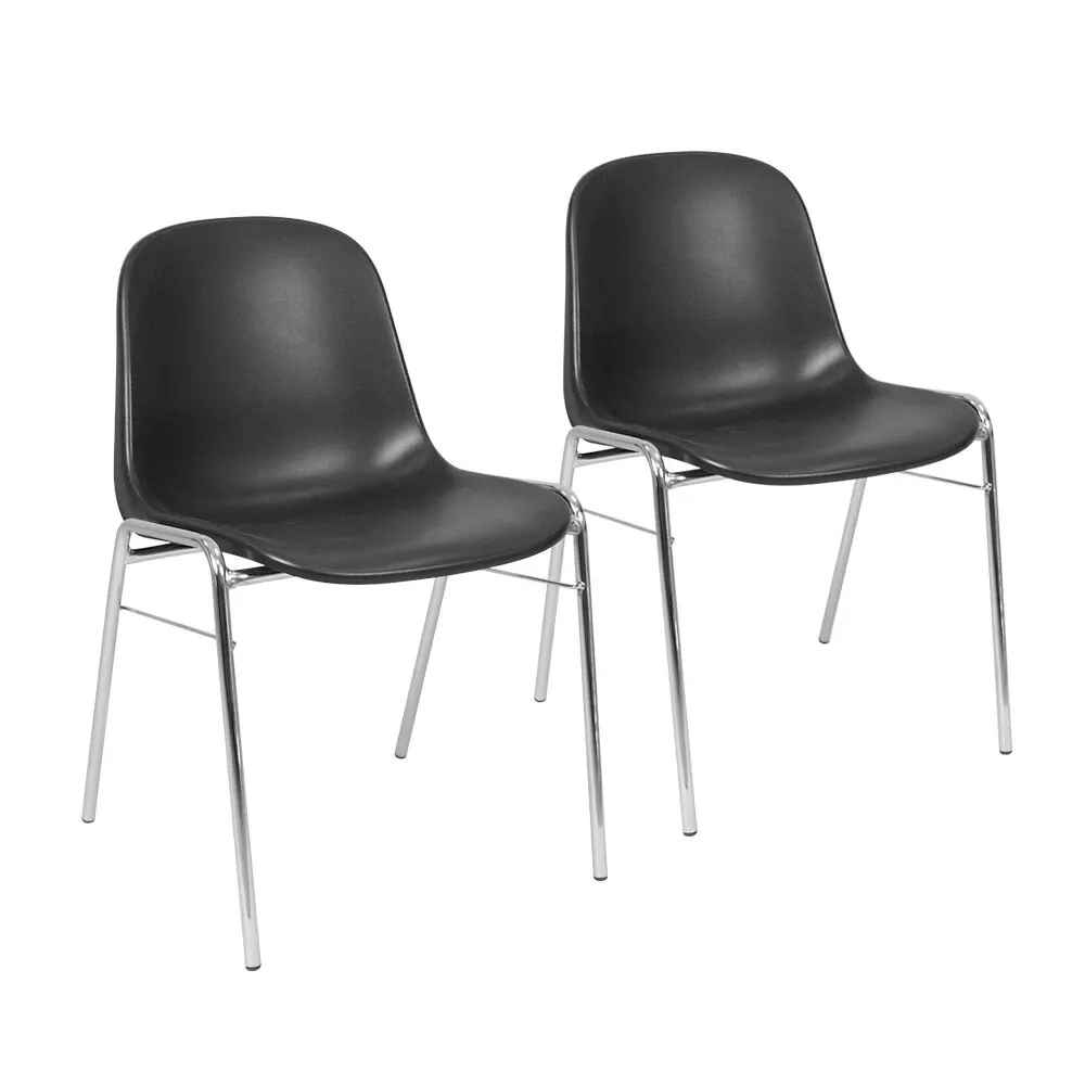 Chaise coque Beta empilable NOIR.webp