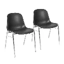 Chaise coque Beta empilable NOIR.webp
