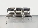 Chaise Ascona empilable en simili cuir Sophia mayotte 02.webp