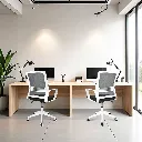 Chaise bureau SCB09BW Noir Blanc sophia mayotte 03.webp
