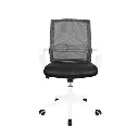 Chaise bureau SCB09BW Noir Blanc sophia mayotte 01.webp