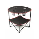 Table de camping Noir 70x70x60cm