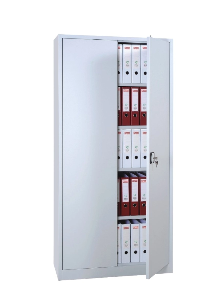 Armoire Métallique Haute de Rangement H195 x L92CM Gris