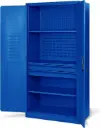 Armoire Atelier 180 x 50 x 100CM Bleu 