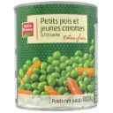  BELLE FRANCE- Petits Pois Extra-fins et Carottes Vapeur En Boîte 4/4 