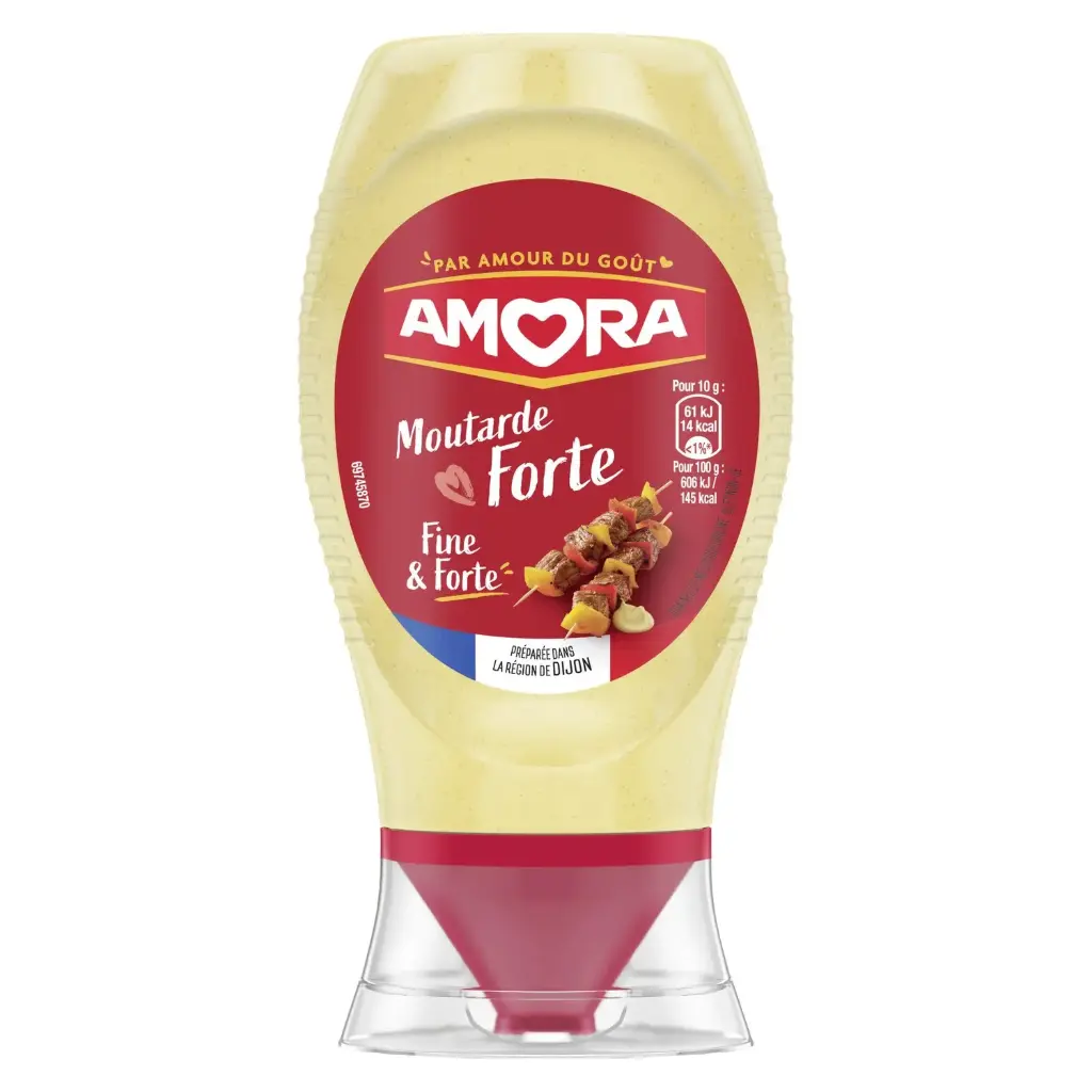 AMORA - Moutarde Fine et Forte 265 G