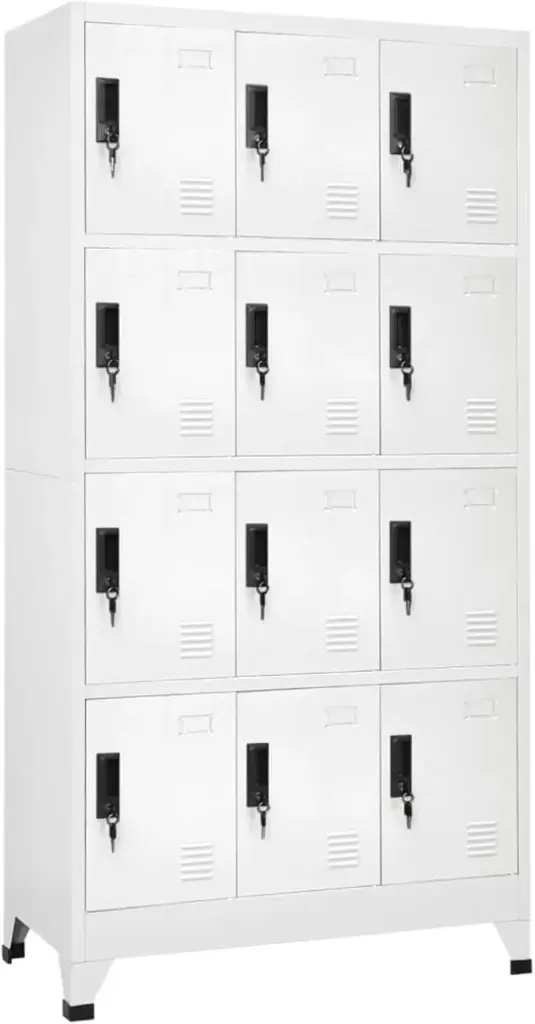 Casier Métallique 12 Portes Démontable 1850 x 900 x 400mm